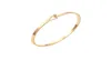 Bedelarmbanden sierlijke gouden balkarmband voor vrouwen eenvoudige delicate dunne manchet armband haak 18K vergulde handgemaakte minimalistische sieraden am693953333