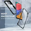360 graden case voor Samsung Galaxy M33 M53 5G A12 M32 A22 M22 M52 M12 A02 A21S A10S A20S A30 TRANSPARIONTE COVER BEPROTECTIE
