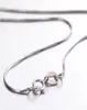 Hela Sale6Sizes tillgängliga Real 925 Sterling Silver Halsband Slim Thin Chains Halsband Kvinnokedja Kidsflickor Jycken 14-32 "Colier9810124