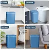 Waste Bins Bathroom Trash Can 14/16L Automatic Trash Cans Touchless Sensor Lid Smart Electric arbae Cans For KitchenBathroomBedroom L49