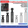 CoolMoon Graphics Card Support Bracket Telescopic Spiral grafikkort Holder Stand Anti Scratch Non-Slip för ATX/M-ATX/ITX-chassi