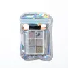 1Box Metallic Chrome Nail Powder Multi-Colors Nail Powder Palette Solid Nail Aurora Chrome Powder With 1 Pcs Eyeshadow Stick