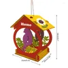 Andere Vogelversorgungen 3 PCs DIY Feeder Unmustored Toy Faste für Papageienzeitanbringung im Freien Großhandel