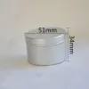 Großhandel 500pcs 50 g leere Aluminiumcreme -Jars 50ml Aluminium Dosen Metall Lippenbalsam Container Hülle Zz