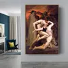 William Adolphe Old Beroemde Master Artist Dante en Virgil in Hell Canvas Painting Wall Art Poster en Print for Room Decor