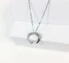 Moon Star 925 Sterling Sier Meteor Garden Slip Falling Microinlaid CLAVICLE CHAVER Temperament Kvinnliga halsband Sne2951137819