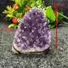 Arts et artisanat Natural Native Amethyst Quartz Amethyst Cluster Thérapie Spécimens de pierre Home Decoration Ornements Hérin