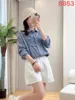 Blouses pour femmes Spring Cotton Yarn broderie