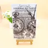 Paris Clock Clear Stamps-Silicone Stamps Flower Pattern-Transparent Stamps Seal DIY Scrapbooking Card Making Decoration