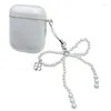 Keychains Pearl kralen Bowknot Telefoon Charme Bandensleutels Hangende hangers Bag decoratie