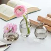 Вазы 3PCS/SET CLEAR Hydroponic Flower Wessel Container Ornament Glass Vase Минималистская современная мини -творчество