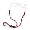 Acessórios de óculos de óculos ajustáveis Corrente esportes óculos de corda de óculos de corda Cordão de colapso olyard de olho de olho