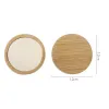 1pcs Pure in legno Portante Specchio portatile Mini Small Makeup Mirror Female Specchio per trucco di bellezza manuale Small Round Specchi