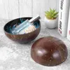 Bols japonais support de noix de coco rangement de noix de coco bol coque en bois de bureau en bois contenant de bonbons