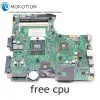 Moderkort Nokotion 611803001 för HP Compaq CQ325 CQ625 325 625 Laptop Motherboard RS880M DDR3 Socket S1 Gratis CPU