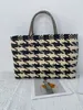 Sprzedawaj wakacyjną torbę tkanin nowa moda lato o wysokiej pojemności spleciona torba przenośna dla kobiet torebka plażowa COME268F