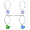 Keychains Lanyards Charm Accessories Pearl Tumbler Chain voor beker met handgreep Sile Drop Delivery Oteci