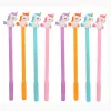 Długie 36pc/set koreańskie śliczne długopisy jednorożenne śmieszne pióro Pen Kawaii Ballpoint Rollerball School Office Dostaw towary przedmiot Girl Prezent