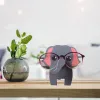 Souries d'animaux Rack Cute 3Danimal Wood Carvings Sunglass Display Rack Shelf Eyeglass Show Stand Bijoux Habet Decor