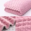 Nyfödd filt Svadlande mjuka sängkläder för nyfödd svänghandduksvagn för barn för barn dubbelsidig 78*100 cm