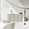 Bathroom Accessories Set Soap Dish Toothbrush Mug Toothbrush Holder for Hotel Home