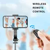 24C01 Wireless Selfie Stick Mini Tripod Mobile Phone Holder Detachable phone clip remote control selfie stick tripod