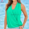 Bloups feminina camisas volalo mulheres de verão blusa de chiffon top 2024 v colarinho sem mangas camisa solta blusa feminina tamanho s-3xl blusas mujer de moda 240411