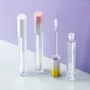 Förvaringsflaskor 2,5 ml läppglansrör KLAR GLABELFALT PLUM Blossom Formbehållare Refillerbar tom lipglossförpackning