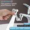 1080 ﾰ 2 Modi Plastic Roterende kraan Extender Koper Anti Splash Saving Water Universal Keuken Tap Ader Bubbler Nozzle