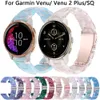 20 mm band för Garmin Venu 2 Plus Sq VivoActive 3 Hr Watch Straps Ersättning Armband Forerunner 245 Harts Smartwatch Wristband