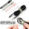 5/1PC Silikonowe dane telefoniczne kabel Nider Nider Earmephone Clips Organizator kabla do myszy ładowarka słuchawkowa uchwyt na pasek Pasek