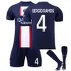 2223 Paris Home White Clause 30 7 4 Ramos 11 Di Maria Football Kit