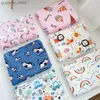 Blankets Swaddling Thick bean fleece double-sided baby blanket swaddle childrens blanket cartoon soft and comfortable newborn quilt autumn winter Y240411