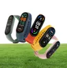 Xiaomi Mi Band 6 Bracelet intelligent 4 écran tactile en couleur Miband 7 Fitness Fitness Blood Oxygène Track Heart Rate Monitorsmartband Fro7215415