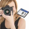 Korts verklig kapacitet KimSnot CF -kort 32GB 8GB 16GB 2GB 4GB CompactFlash Memory Card High Speed ​​133x för DSLR Digital Camera