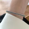 Bangle 100% Solid 925 Sterling Silver Hiphop Thick Chain Bracelet for Women Men Vintage Handmade Hasp Bracelet Birthday Gift 24411