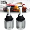 TCART LED de interruptor de cor dupla Drl Light Py21W BAU15S 1156 130W Cob DRL Turn Signal para Honda Civic Car Acessórios