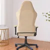 Stoelbedekkingen Solid Color Elastic Gaming fauteuil stoel Cover Anti-Dust Comfortabele kamers Soft Anti-Stain Offices Case C Y0X3