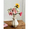 Vaser mild krämfärg tredimensionell ängel vitlök form vas beige enkla estantes para planter floreros vintage