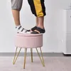 Прихожая Османская мебельная мебельная комната кресло стул Pouf Footrest Store Stool Ottom