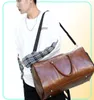 Unisex High емкость водонепроницаемые багажные сумки Портативные спортивные выходные S Duffle Duffle Soft Leather Travel Suitcase 2202228763321