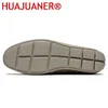 Chaussures décontractées Menons Summer Male Mâle Cuir confortable Suede légère de conduite légère Fashion plate marche douce