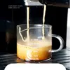 Wine Glasses Heat-resistant Glass Measuring Cup Jigger For Espresso Coffee Double-mouthed Ounce S Small Milk With Scale