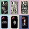 Pengar 100 dollar Soft Cover -fodral för iPhone 14 13 12 mini 11 Pro X XR XS Max 6 7 8 6S Plus + SE Phone Casing