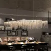 Nordic Style Long Tassel Chandelier Art Retro Restaurant Diner stół kuchenny sklep sklep hanginglamp oprawy