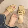 Slippers 2024 Flats Women Beach Shoes Designer Flip Flops Sundals Summer Disual Walking Outdoor Femme Zapatos Slides