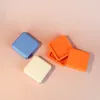 Storage Bottles Empty 2 Double Layer Square Rotating Cover Solid Perfume Package Box Push-pull High Light Blush 24pcs