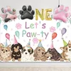 Balões de festa de cachorro grande decoração de banner festivais de animais de estimação suprimentos