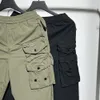 High Quality Side Patch Tactical Pants Men Women Multi Pockets Functional Badge Embroidery Cargo 240411