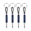 4pcs Keychain de la bouche de guitare pour support de clé d'ampli Marshall, pour le support de clé Marshall Jack, bleu marine